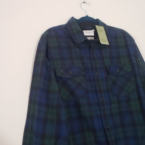 NWT Goodfellow Mens Plaid Heavyweight Flannel Shirt Jacket‎ Size L Outdoor Warm - Picture 3 of 7